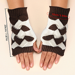 Fingerlose Strickhandschuhe aus Polyacrylnitrilfasergarn&nbsp;COHT-PW0001-13C