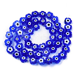 Chapelets de perles vernissées manuelles&nbsp;LAMP-N029-018-02