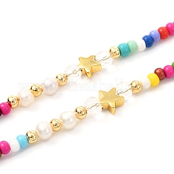 Glasperlen Brillenketten&nbsp;AJEW-EH00383-02