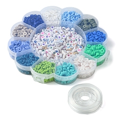 Handgefertigte Heishi-Perlen aus Polymer-Ton&nbsp;DIY-FS0006-66B