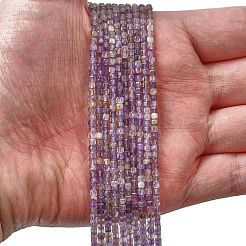 Natürlichen Amethyst Perlen Stränge&nbsp;G-P581-A01-01
