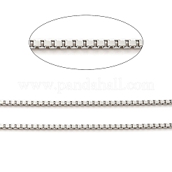 925 chaîne en argent sterling plaquée rhodium anti-ternissement&nbsp;LS-STER-F052-09P