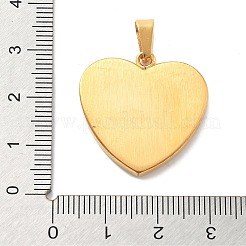 Pendentifs de Noël en acier inoxydable 304 émaillé avec placage ionique (IP)&nbsp;STAS-Z098-36G