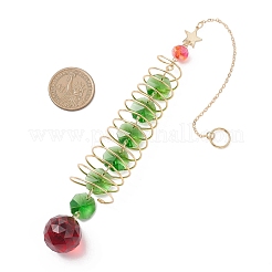 Glas-Weihnachtsbaum-Sonnenfänger zum Aufhängen&nbsp;HJEW-JM04571