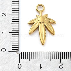 Pendentifs en acier inoxydable 304 avec placage ionique (IP)&nbsp;STAS-P379-02A-G
