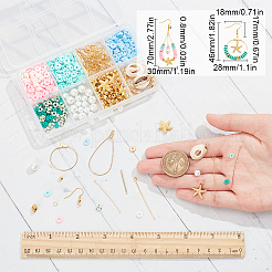 Kit de fabrication de boucles d'oreilles géométrie bricolage&nbsp;DIY-SC0022-62