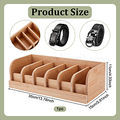 Supports de rangement pour ceintures en bois&nbsp;AJEW-WH0270-621A
