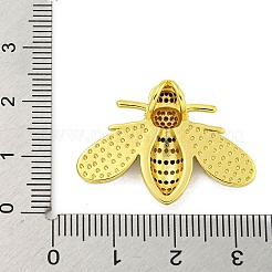 Echte 18 Karat vergoldete Messing Micro Pave Zirkonia Anhänger&nbsp;KK-R159-33G