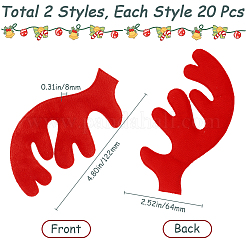40 stücke 2 arten weihnachten thema ornament zubehör&nbsp;FIND-GF0007-14A