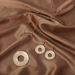 Sets aus Hängeohrringen und Anhängerketten aus einer Legierung für Damen&nbsp;FS-WG44CF3-01