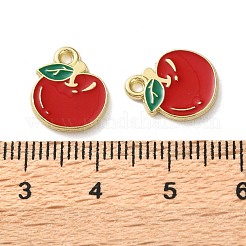 Ciondoli in lega di frutta smaltati&nbsp;PALLOY-S058-01LG-07