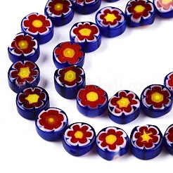 Handgemachte Glasperlen Millefiori-Stränge&nbsp;LAMP-N024-21