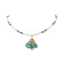 Colliers de perles en verre&nbsp;NJEW-JN04296