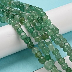 Fili di perle avventurina verde naturale&nbsp;G-F465-62