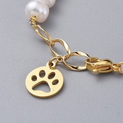 Pulseras de perlas naturales&nbsp;BJEW-JB04881-05
