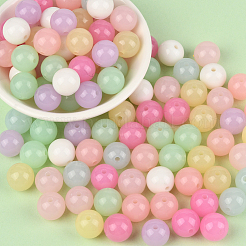 100pcs perles acryliques opaques&nbsp;OACR-PA0001-31A