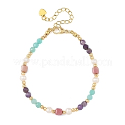 Armbänder aus facettierten&nbsp;BJEW-JB14336-01