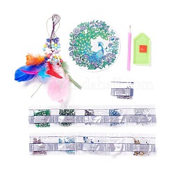 DIY Diamond Painting hängendes gewebtes Netz / Netz mit Federanhänger-Kits&nbsp;DIY-I084-17
