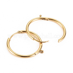 316 acciaio chirurgico inossidabile orecchini a cerchio huggie&nbsp;STAS-S116-257A-G