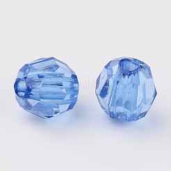 Perles en acrylique transparente&nbsp;X-DB8mmC-31