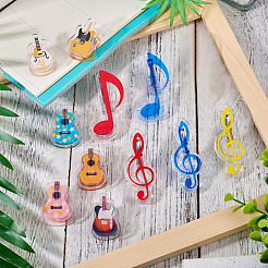 11 pince mignonne en plastique de 11 styles&nbsp;FIND-TA0008-11
