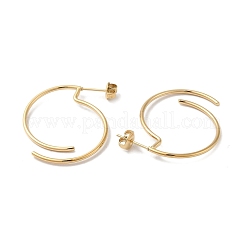Ohrstecker aus 304 Edelstahl für Damen&nbsp;EJEW-Q781-12G