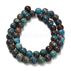 Natur Chrysokoll Perlen Stränge&nbsp;G-C289-B02-8mm