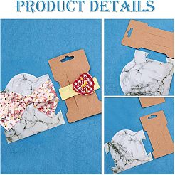 Displaykarten aus Papier mit Marmortexturmuster&nbsp;CDIS-NB0001-11