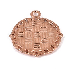 Zink Legierung Anhänger Fassungen für Cabochon & Strass&nbsp;LS-KHDZ-PALLOY-A15290-RG