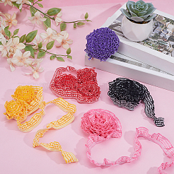 10 Yard (ca. [91] cm) elastisches Band aus Baumwollmischgewebe in 5 Farben&nbsp;OCOR-GF0006-18
