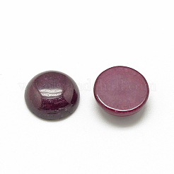 Natürliche weiße Jade Cabochons&nbsp;G-R416-12mm-09