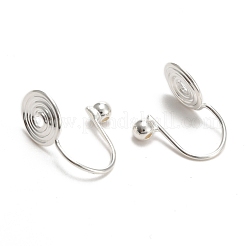 Risultati dei convertitori di orecchini a clip in ottone&nbsp;KK-D060-02S