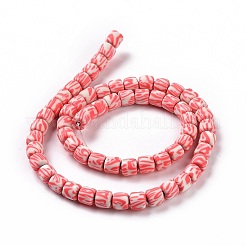 Filo di perline di argilla poliestere fatto a mano&nbsp;X-CLAY-P001-01B