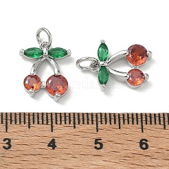 Shegrace Messing-Anhänger mit bunten Zirkonia&nbsp;XGRQ4G973-670P