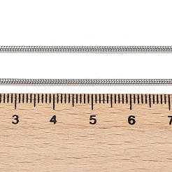 Anlaufgeschützte 1.5 mm Schlangenkettenhalsketten aus chirurgischem Edelstahl 316&nbsp;STAS-D064