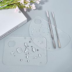 Transparente Acrylfarbenpalette&nbsp;AJEW-FG0001-17