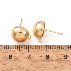 Messing Ohrstecker Zubehör&nbsp;LS-KK-G604-01G-05