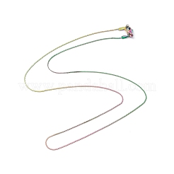 Collier à chaîne serpentine en acier inoxydable 304 avec placage ionique (IP) pour hommes et femmes&nbsp;NJEW-G076-01C-M