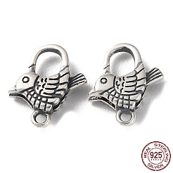 925 Karabinerverschluss aus Thailand-Sterlingsilber&nbsp;STER-D003-29AS