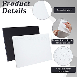 2 Stück 2 Farben HDPE-Blatt&nbsp;DIY-GA0008-60B