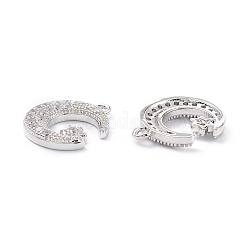 Gestell Messing micro ebnen Zirkonia Anhänger&nbsp;X-ZIRC-C026-05P