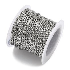 Chaînes Boston à maillons en acier inoxydable 304 fabriquées à la main&nbsp;STAS-F341-07P