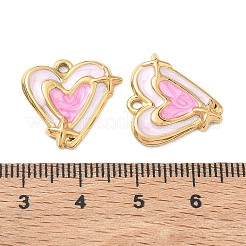 Pendentifs en acier inoxydable 304 émaillés&nbsp;STAS-Q119-26G-03
