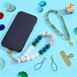 4 cordino per cellulare in silicone&nbsp;HJEW-GA00088