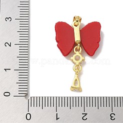 Echte 18k vergoldete Messinganhänger mit Gestellbeschichtung&nbsp;KK-Q009-06G-01
