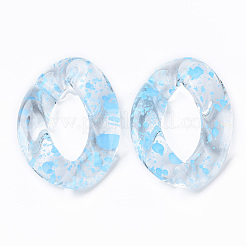 Transparentem Acryl Verknüpfung Ringe&nbsp;OACR-N009-014A-12