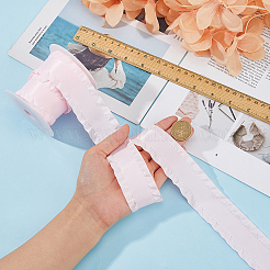 Ruban de dentelle à volants en polyester de 10 mètre&nbsp;DIY-FI0001-14B