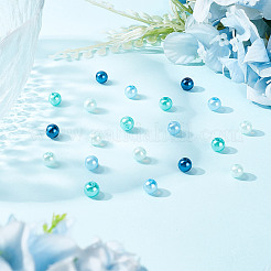 200 Stück Ozean-Mix perlmuttfarbene Glasperlen&nbsp;HY-HY0001-03B