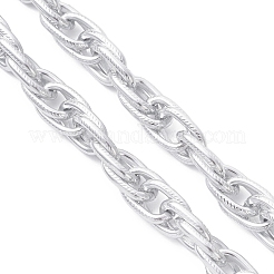 Aluminiumseilkette Hosenketten für Jeanshosen&nbsp;AJEW-BA00182