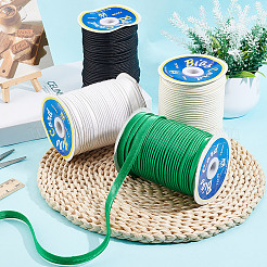 Deckelbesatz aus 66 m Polyester-Satinkordel&nbsp;SRIB-WH0011-187C